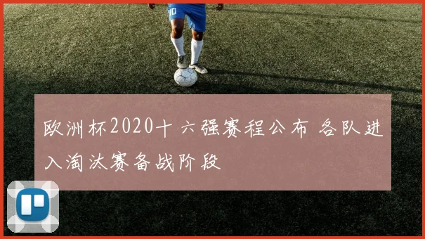 欧洲杯2020十六强赛程公布 各队进入淘汰赛备战阶段